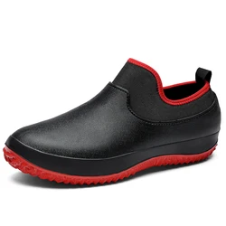 2023 Men Slip On Resistant Oil-proof Kitchen Shoes Chef Multifunctional Restaurant Garden Waterproof Safety Work Medical Shoes