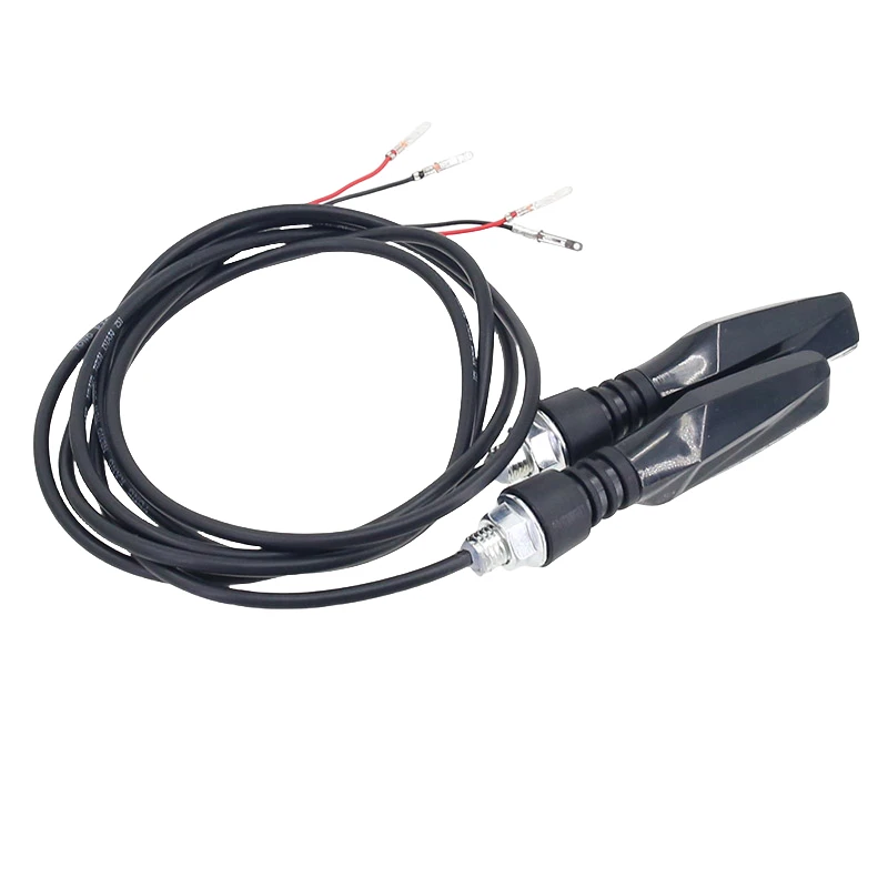 لأضواء الدراجات النارية الكلاسيكية عالية السطوع بدوره أضواء مؤشر الإشارة الجبهة الخلفية الأبيض يوم تشغيل أضواء تتدفق مصابيح الفرامل #5