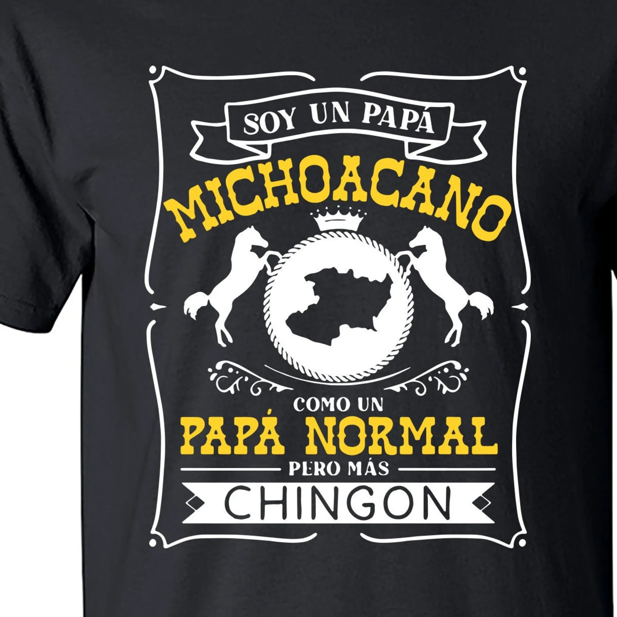 Soy Un Papa Michoacano Chingon Papa normal Dad Funny Shirt Old Man Dad gift Fathers day Papa Mexicano Mexican M2732