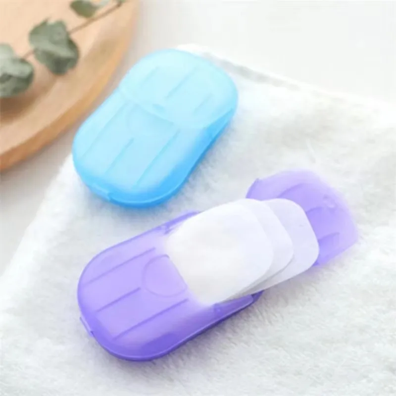 1-30 box Badezimmer Einweg Seife Papier Praktische Reise Seife Papier Waschen Hand Bad Sauber Duftenden Mini Papier Scheibe seife