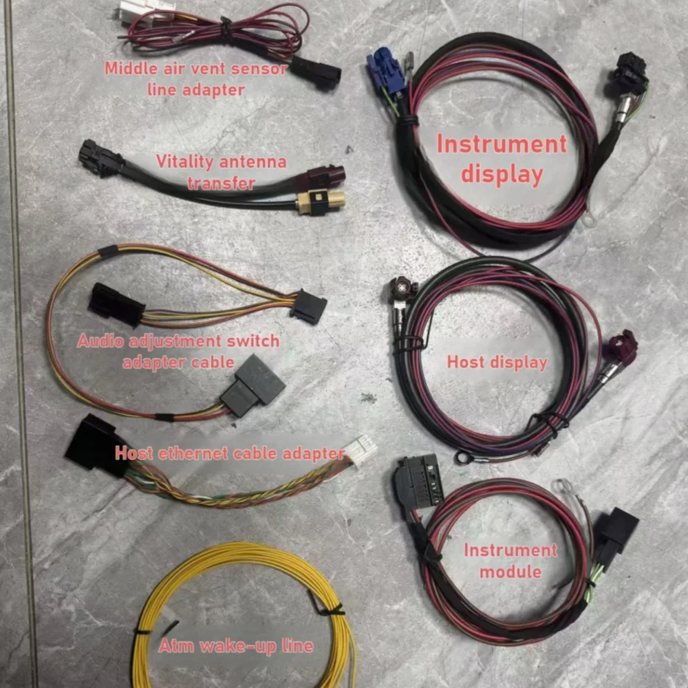 For BMW 3/4 Series G20 G28 G22 G23 G26 M3 G80 M4 G82 X5 X6 X7  2019-2023 ID7 To ID8 Plug&Play Retrofit Wiring Harness Cable Kit