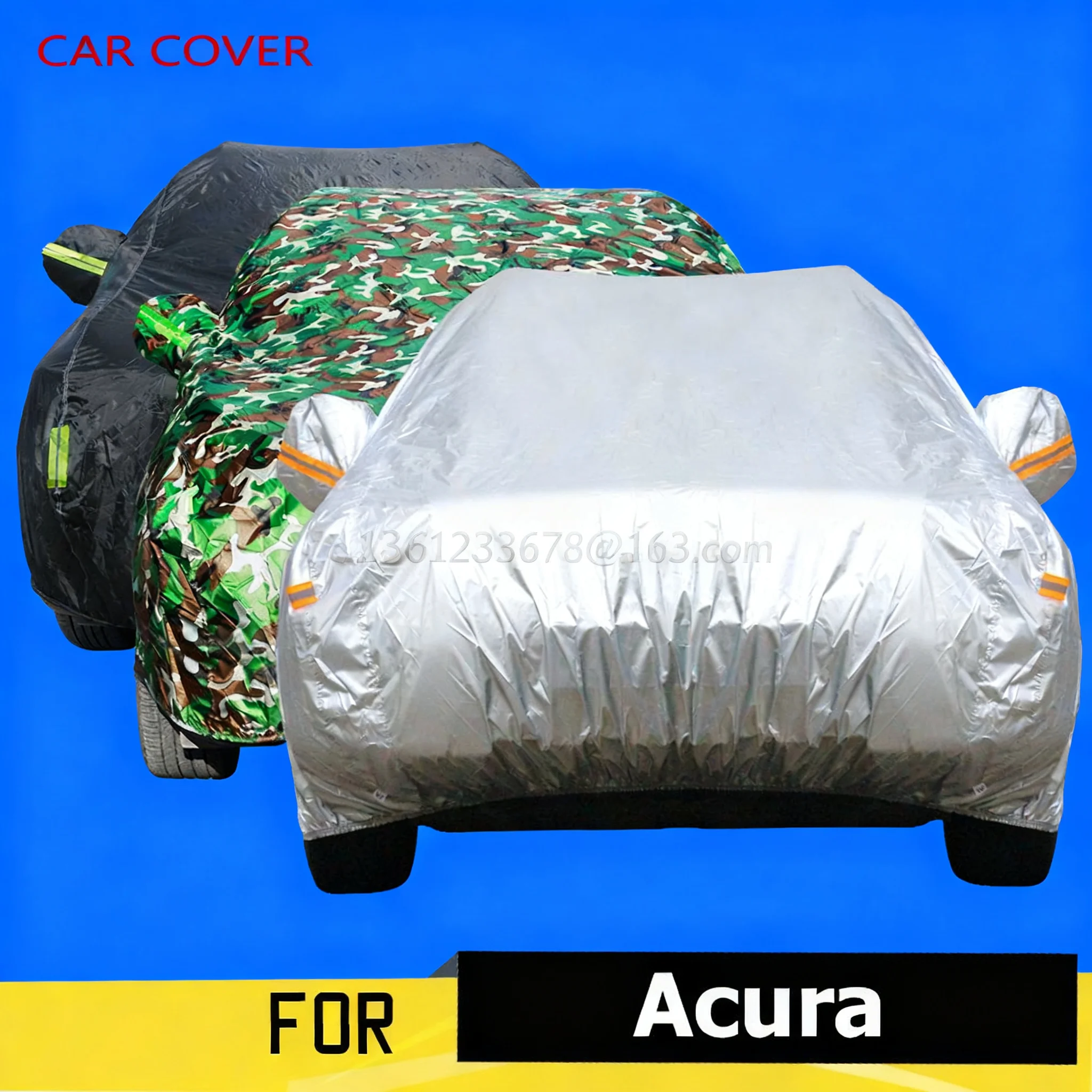 

Full Car Cover Outdoor Auto Sun Anti UV Rain Snow Resistant Cover Dust Proof Waterproof For Acura RDX RL RLX RSX SLX