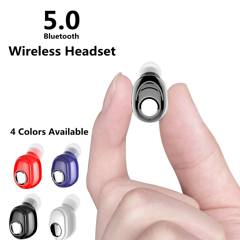 MEUYAG New Mini Invisible Ture Wireless Earphone Noise Cancelling Bluetooth Headphones Handsfree Sport Stereo Headset With Mic