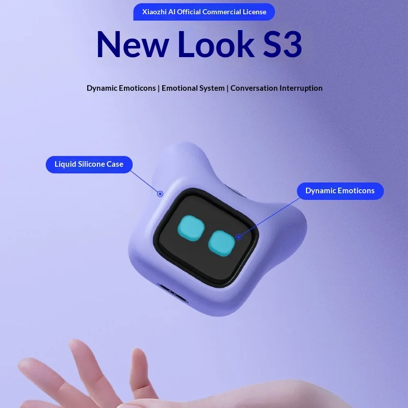 Mangogo 5th Gen Xiaozhi S3 AI Electronic Pet Robot Toy Smart Voice Dialogue Emotional Companion Liquid Magnetic Charging Gift