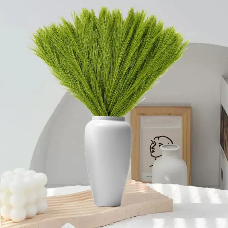 

30 pieces artificial pampas grass decoration artificial plants modern decoration reusable tabletop living room decoration