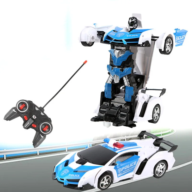 Mini 2-in-1-Auto Spielzeug Transform Roboter Modell Fahrzeug Fernbedienung RC Auto Verformung Auto Spielzeug Jungen Geschenke Kinder Spaß Spielzeug Geschenk