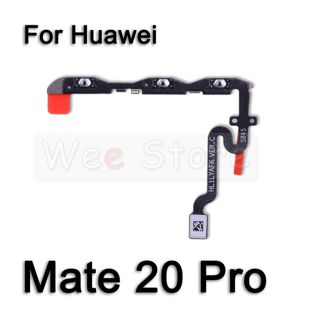 AiinAnt Power On Off Volume Button Mute key Flex Cable Control For Huawei Mate 8 9 10 20 20X 30 Lite Pro Phone Parts