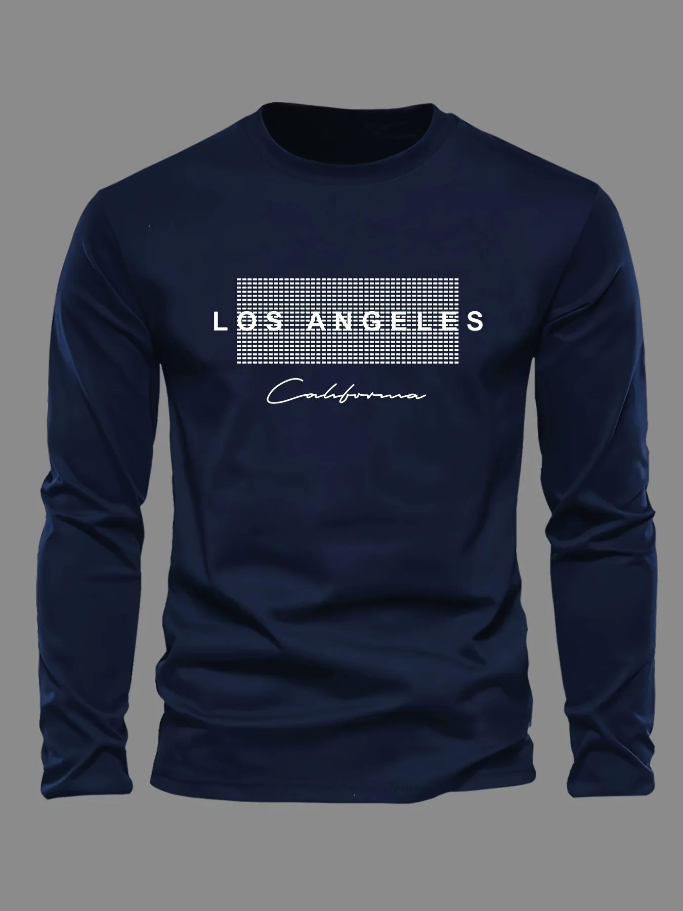 Men's 100% pure cotton loose and comfortable casual sports L
