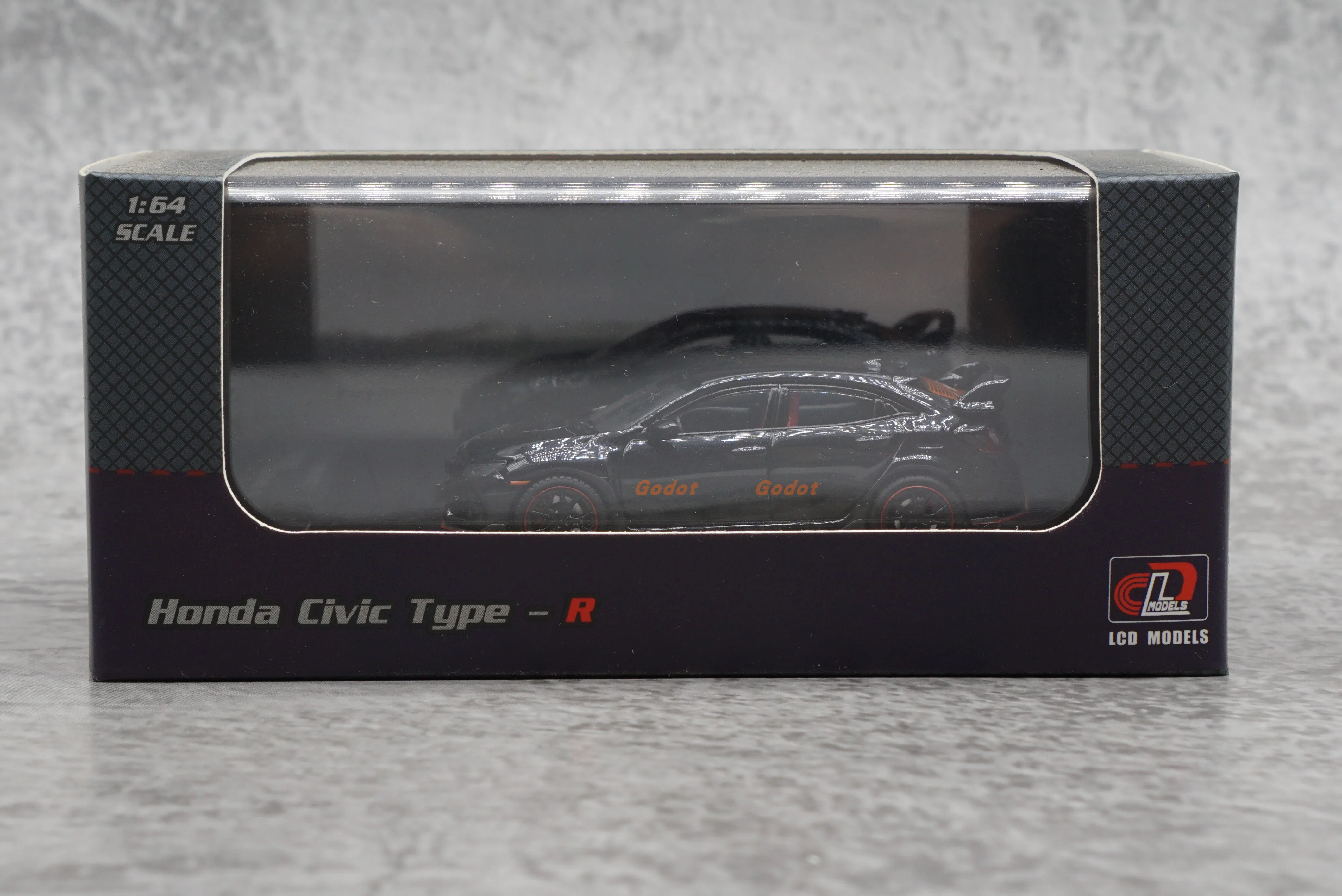 Lcd 1:64 scala pressofuso lega CIVIC Type R FK8 giocattoli auto modello classici regali Souvenir da collezione per adulti Display statico