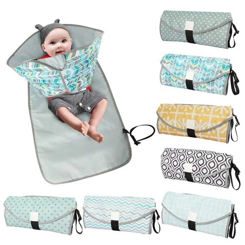 

Diaper Changing Pad Baby All-polyester Convenient Universal Waterproof Nursing Diaper Changing Pad 17 Colors In Stock