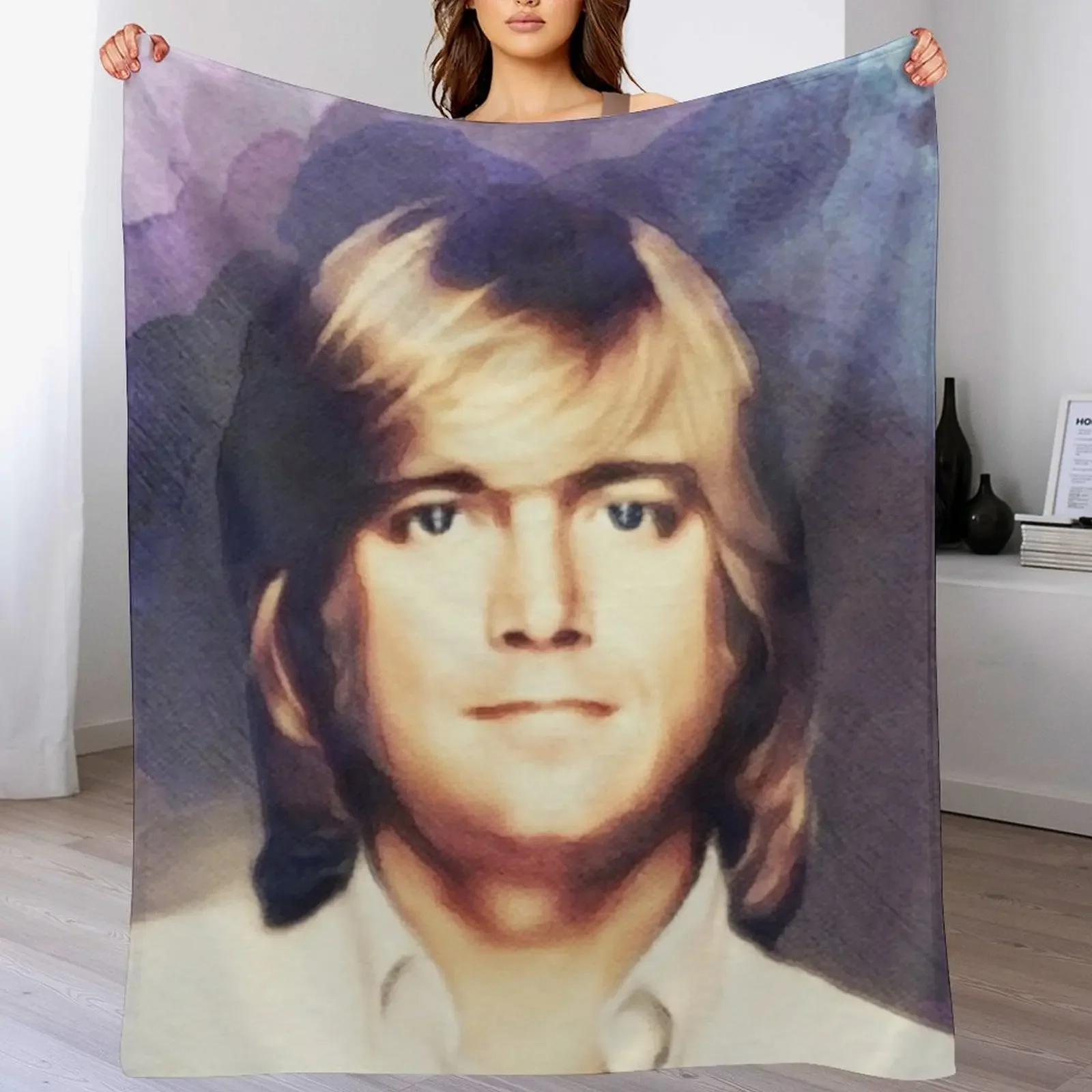 

Justin Hayward, Music Legend Throw Blanket Custom Giant Sofa Soft Beds Bed linens Blankets
