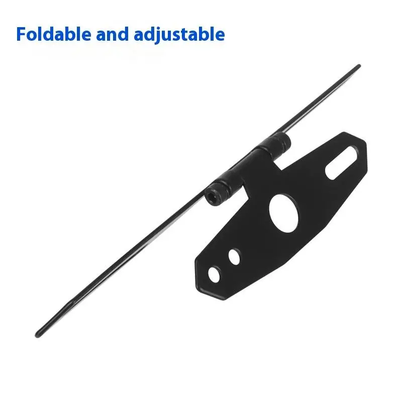 

Foldable Motorcycle License Plate Bracket with Taillight Mount Support Universal Motorbike Accessories