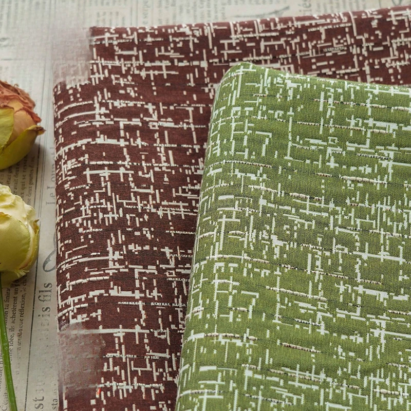 

Винтажная твидовая жаккардовая клетчатая ткань для весенне-летнего платья, пальто, новая мода, тканые текстильные сумки, материал