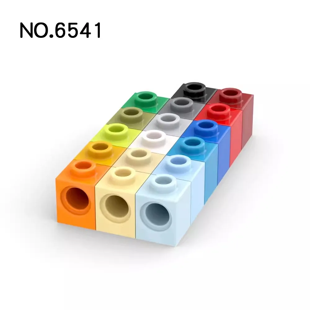 20pcsMOC Assembles Particles 6541 1x1 For Building Blocks Parts Classic Brand Kids DIY Educational Tech Parts Toys