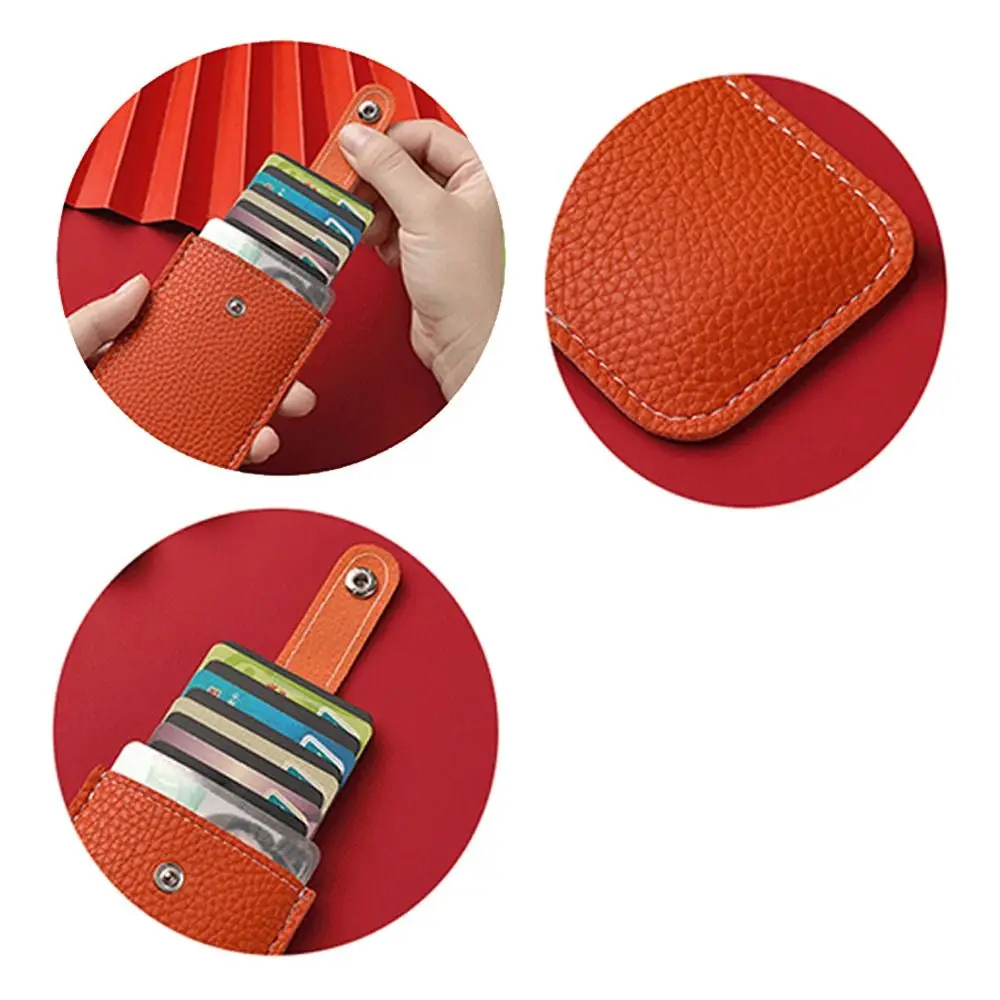 Pu Lederen Liche Patroon Kaarttas Ins Koreaanse Stijl Kaartzak Korte Portemonnee Clutch Tas Uittrekbare Kaarthouders Clutch Vrouwen