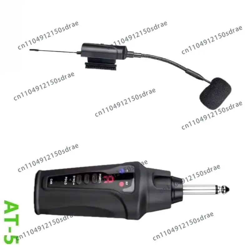 100% Original Acemic AT-5 professional wireless instrument microphone for accordion acoustic guitar and stringed instrument