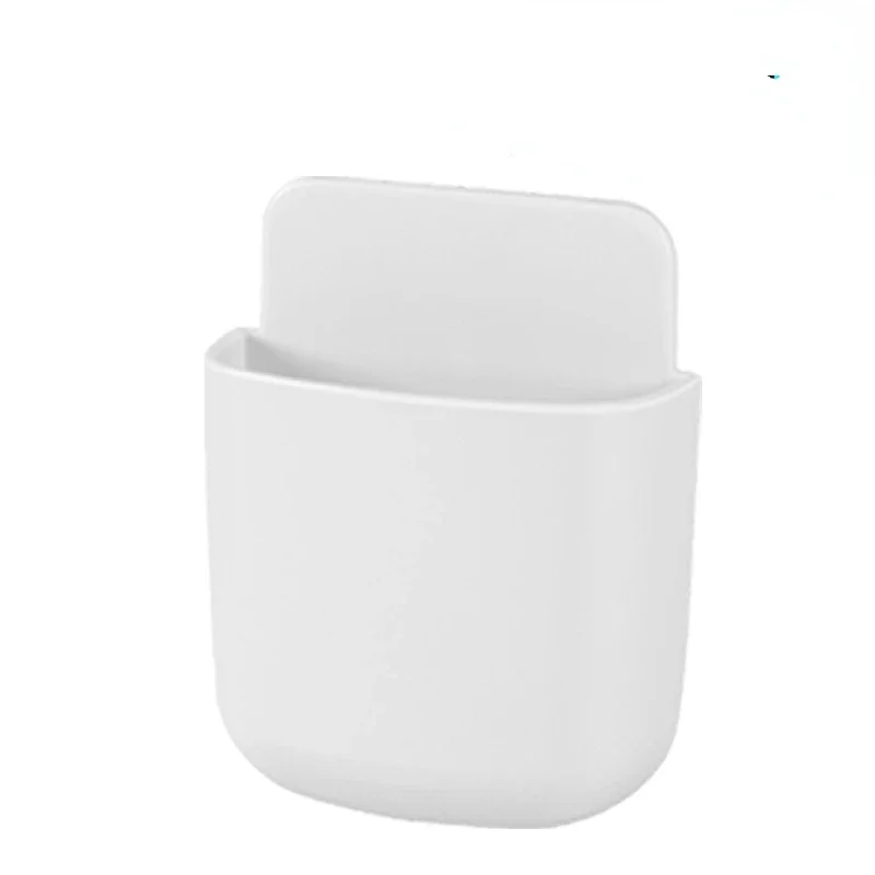 Storage Box Mobile Air Conditioner Rack Case Organizer Holder TV Remote Control Wall Mounted Phone Stand Plug