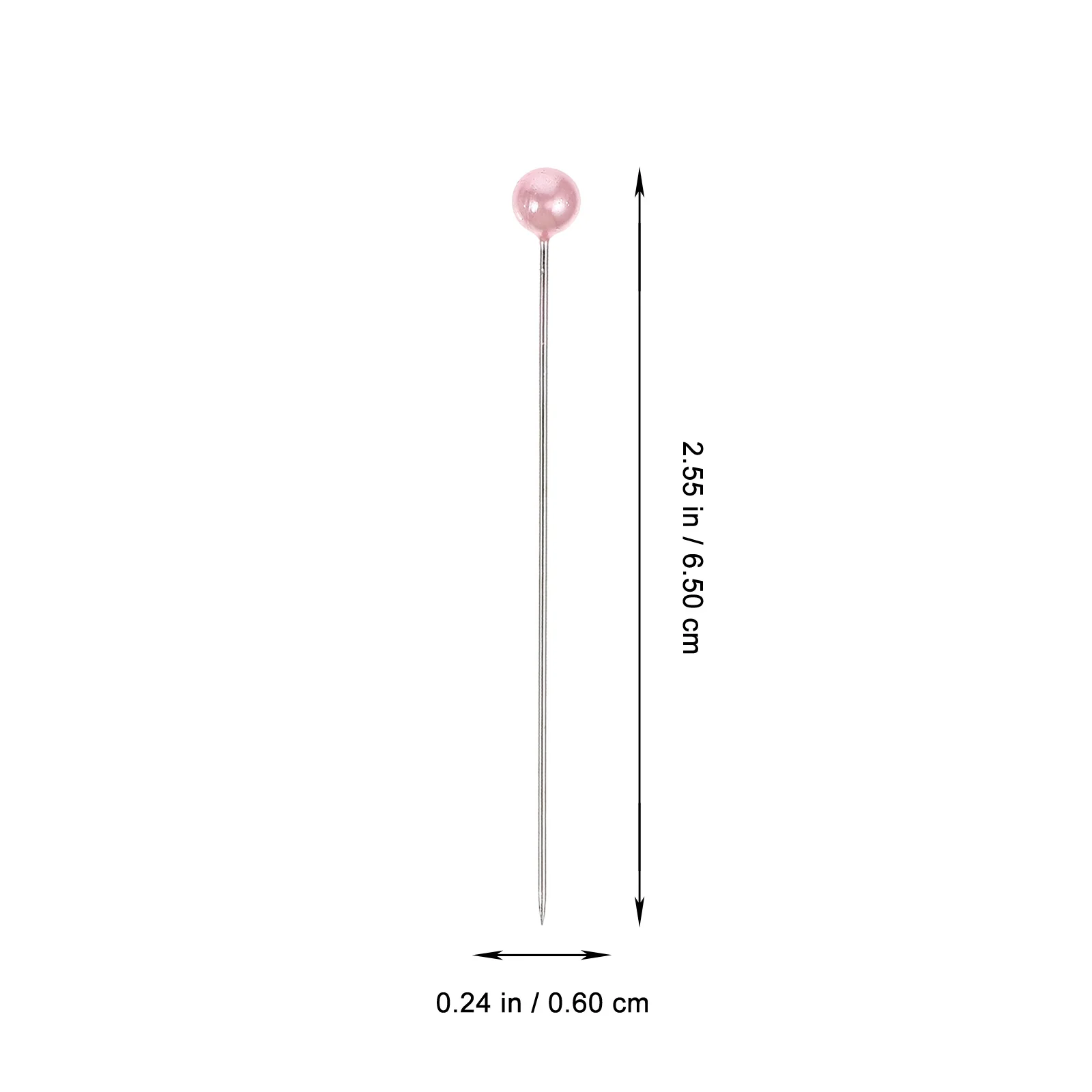 

200Pcs Pear Shape Waterdrop Pearling Straight Pin Durable Sewing Locating Pins for Embroidery Wedding Party DIY Crafts