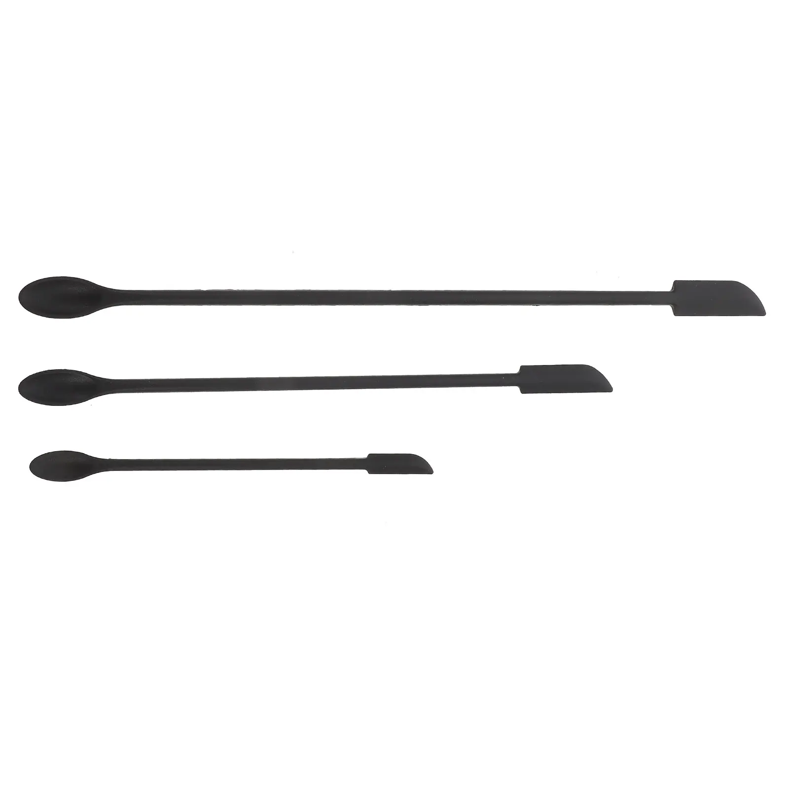 

3 Pcs Scraper Set Dual-end Spoon Tiny Double-Ended Tiny Silicone Spoon Spatula Dessert Jar Tool Baking Pastry Kitchen Gadgets