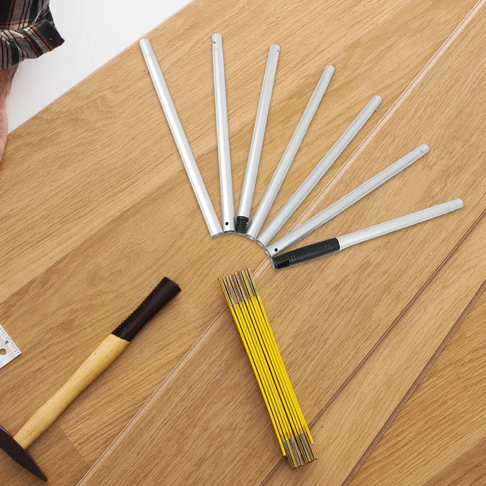 

Light Changing Pole for High Ceilings Lightweight Telescopic Extendable Long Reach Remover Tool Broken Bulb Extractor LED Lamp