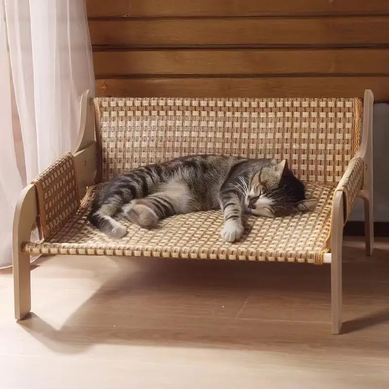 

Summer Cool Mat Cat Nest Four Seasons Universal Breathable Cat Bed New Cat Sofa Sleeping Nest