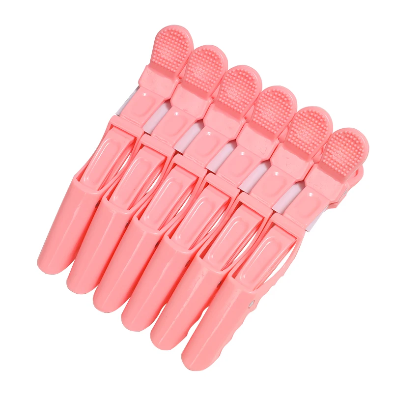 6Pcs Colorful Alligator Hair Grip Hairdressing Clips Bangs Hair Clip Clamps Hairdressing Salon Styling Hair Accessories Hairpins