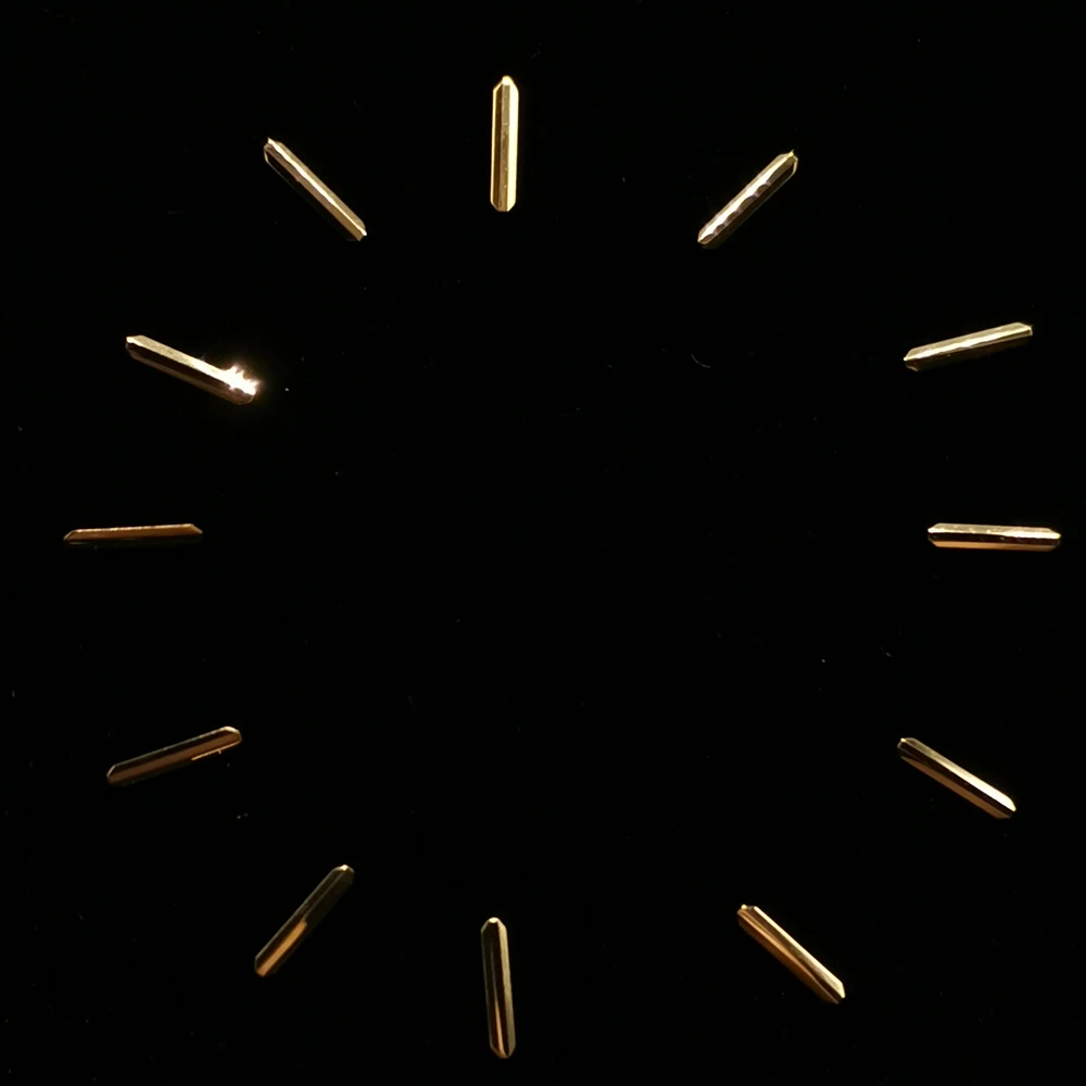 مشاهدة الاتصال الهاتفي ساعة مؤشرات ساعة لامعة الذهب اللون (بدون لوم) 1 مللي متر × 5.5 مللي متر ساعة معدنية ساعة صانع دبوس