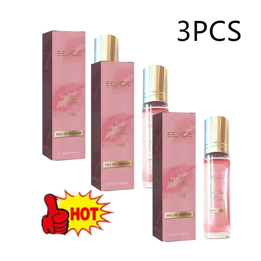 3PCS 10ml Flirting Perfume Pheromone Sexually Stimulating Fragrance Oil Fresh Light and Long-lasting Fragrance Sexy Product