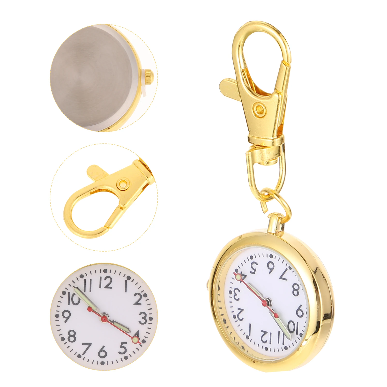 

Nurse Watch Accessories Shine Hanging Alloy Keyring Metal Keychain Pocket Medical
