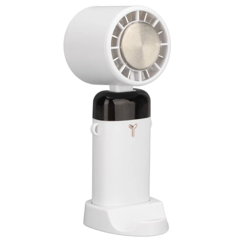 Portable Handheld Fan Quiet 3600mah Brushless Motor Foldable Digital Display 3 Speed Personal Cooling Fan Outdoor Home