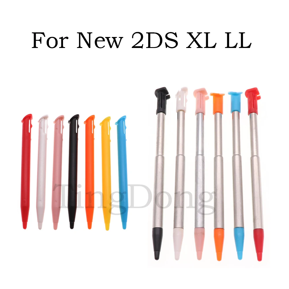 ปากกาสไตลัสสัมผัสโลหะสำหรับ Nintendo ใหม่2DS พลาสติกหน้าจอสัมผัสขนาด XL 2Dsxl 2Dsll