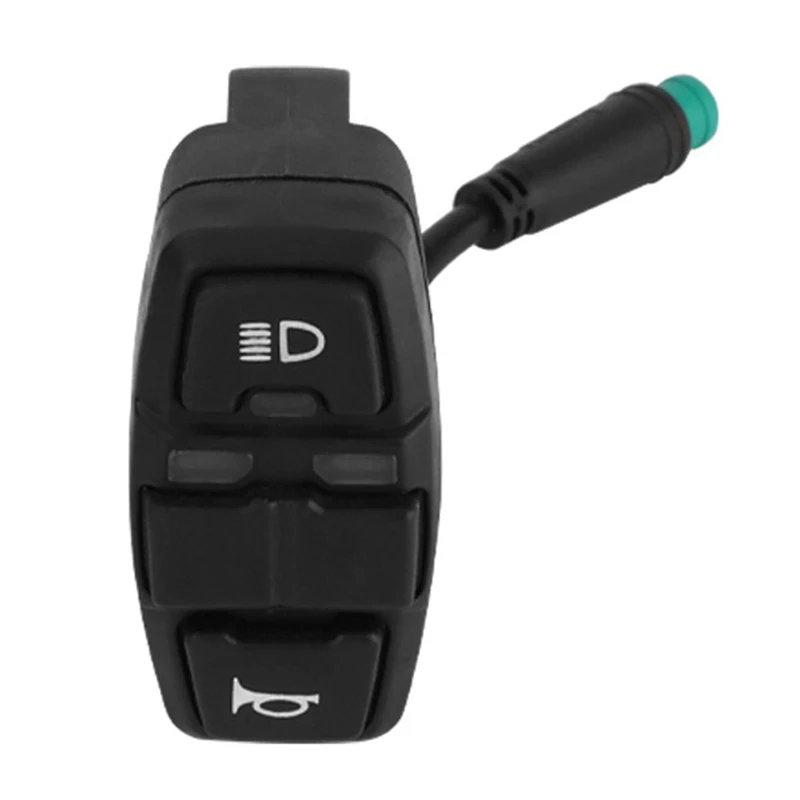 

For M5 Electric Scooter Accessories Waterproof Horn To Rattle Three Function Switch Electric Scooter Accessories