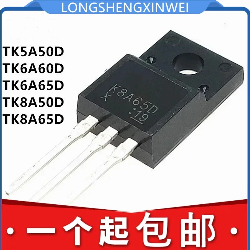 1PCS New TK5A50D K6A60D K6A65D K8A50D TK8A65D Field-effect Transistor TO220F