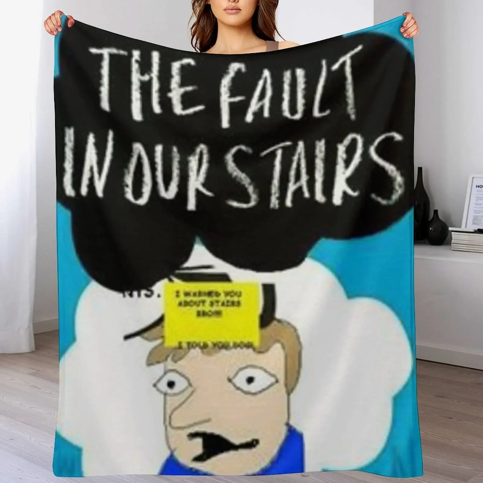 

the fault in our stairs Throw Blanket Comforter Luxury Brand For Sofa Thin Furrys Blankets