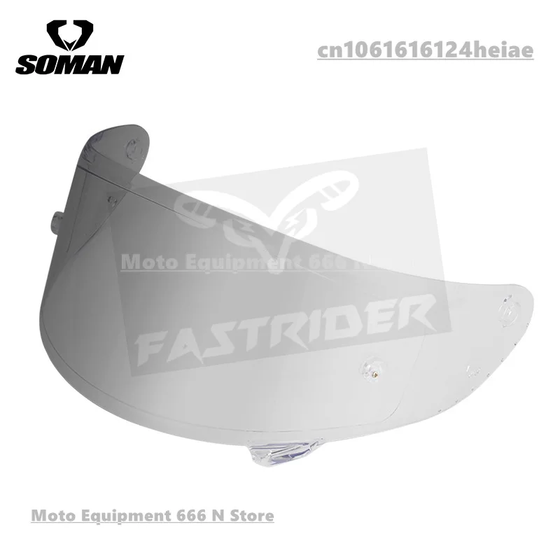 Оригинальные линзы для мотоциклетного шлема SOMAN, подходящие для модели SM961S SM961 SM-X7 SM-X8, антибликовые линзы для шлема