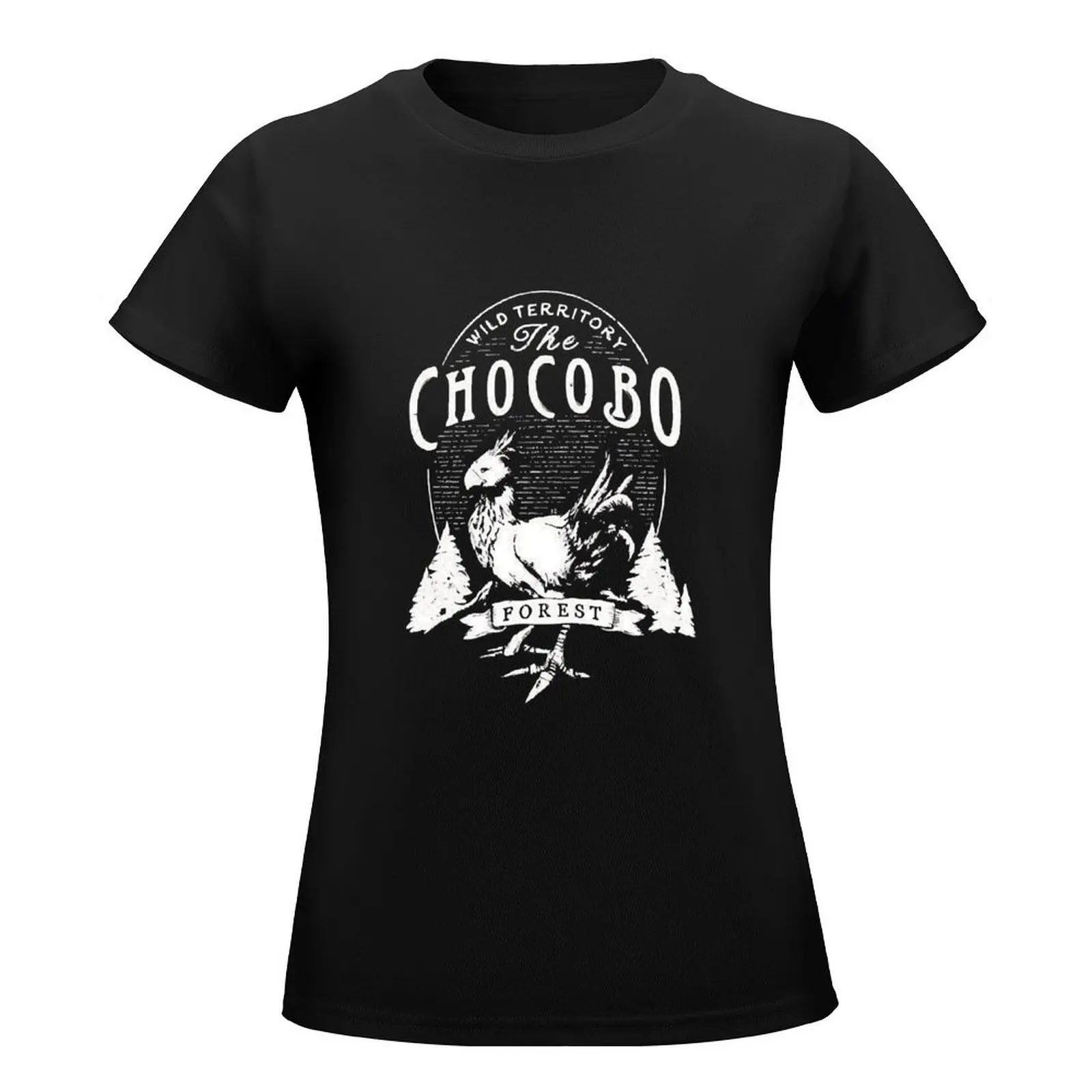 The Chocobo Forest T-Shirt summer top vintage clothes t-shirt dress for Women sexy