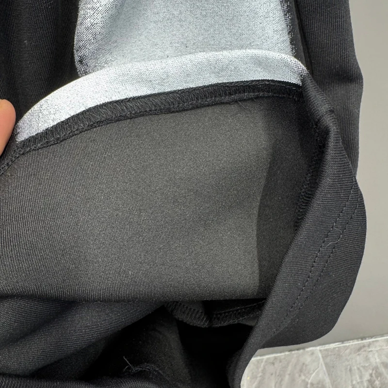 Big Paint Graffiti Stripe Splice Pink Black Shorts Loose Drawstring Shortpants for Men Women Summer Beach Holiday Sports Shorts