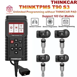 ThinkCar 자동차 타이어 압력 진단 도구, TPMS 센서 서비스 도구, THINKTPMS TP T90 TPMS 프로그래머 S3, 315MHz, 433MHz, 2in 1