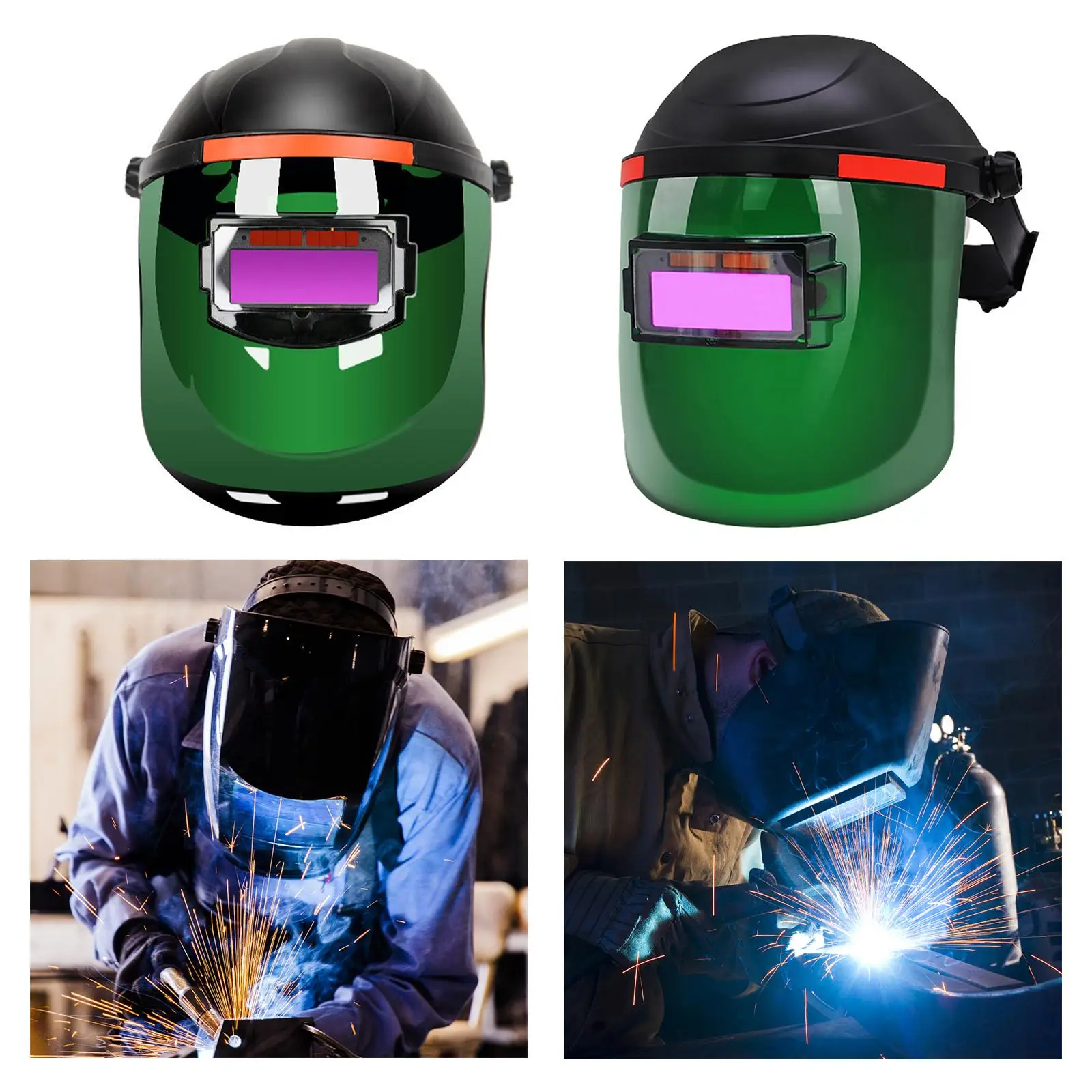 

Adjustable Solar Powered auto Welding , Welder Glasses, Welding Mask for Grinding Mig TIG Welding Shade Range 9-13