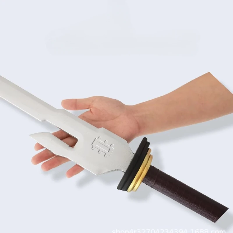 Épée de nivellement Solo 46cm/18,11 pouces, couteau jouet en PU pour garçons, armes en caoutchouc souple sûr, Double épées non coupées, ornement de bureau, cadeaux