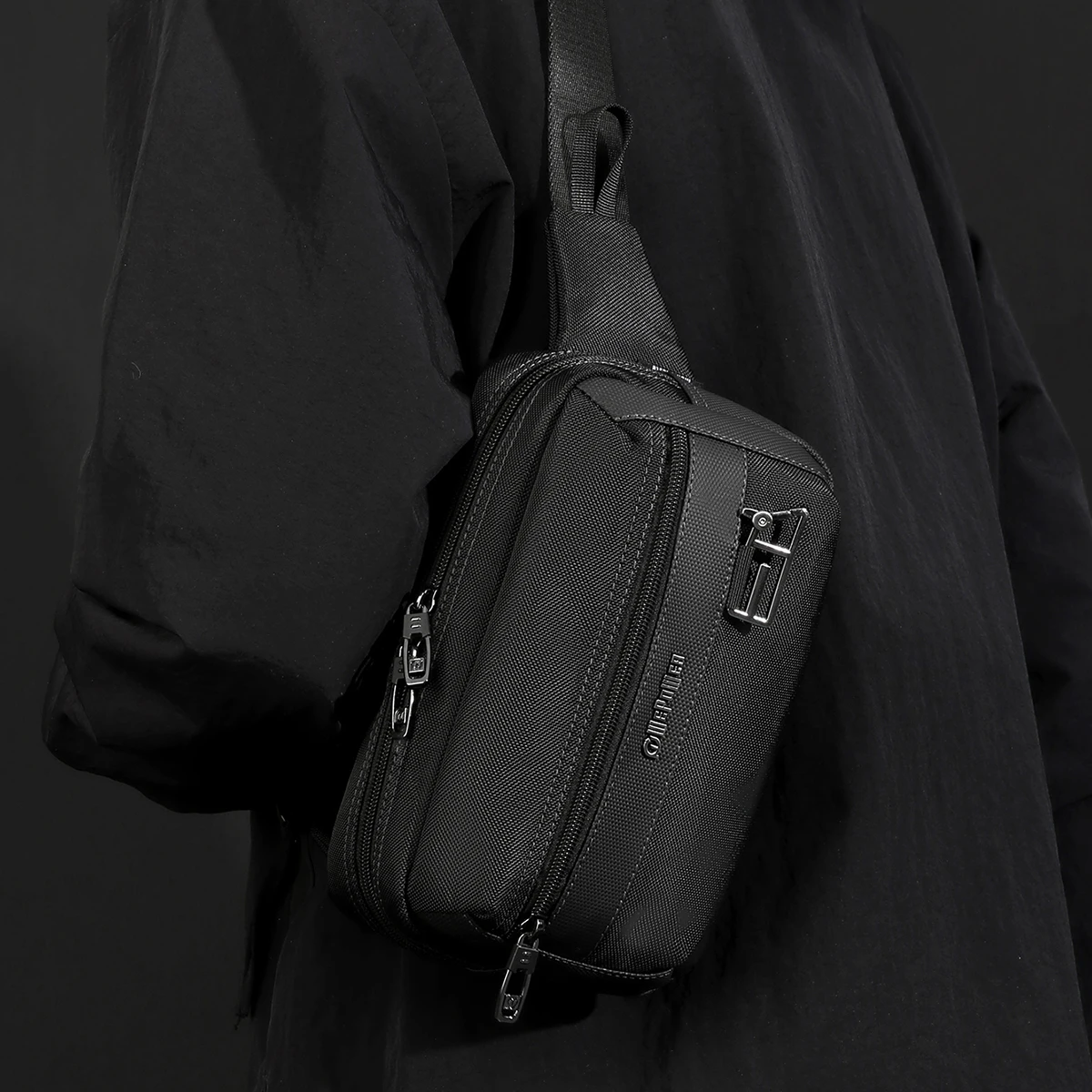 Mobile Phone Waist Bag for Men, Multifunctional Waist Hanging bag, Outdoor Tactical Crossbody Work Site Tool Key Shoulder Bags