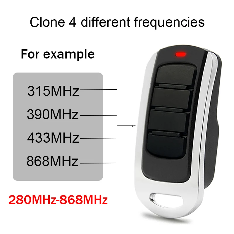 Imagem -04 - Garagem Porta Controle Remoto Duplicador Rolamento Transmissor Código Copiar para Motorline Falk Rcm Mx4sp Dsm Mxs4sp Rcm Mx5sp 43392 Mhz