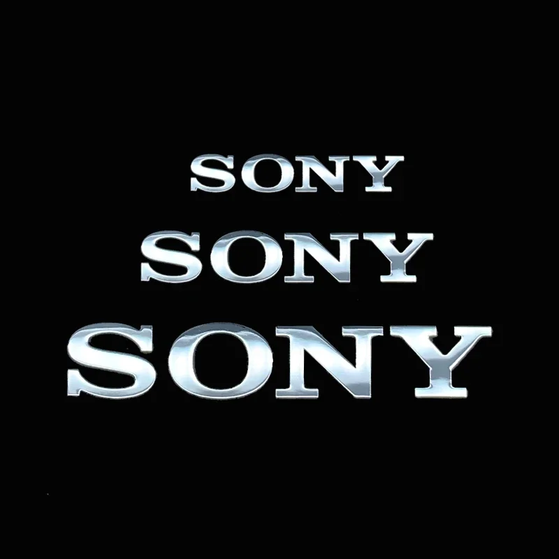 Wysokiej jakości 3x0,5 cm 1 szt. Nadaje się do Sony Metalowa naklejka Monitor Głośnik Logo Naklejka Nawigacja samochodowa Nowe sterowanie centralne Mondeo