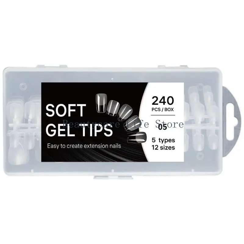 652C Time Saving Art 5 in 1 Wearable False Nails for Fashion Enthusiasts