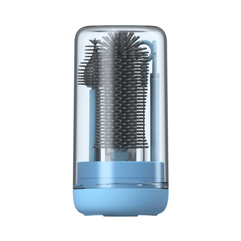 

6 in 1 Bottle Cleaning Brush Set Compact Travel Size Nipple Straw Cleaner Kit Space Saving BPA-Free Bottle Brush Set