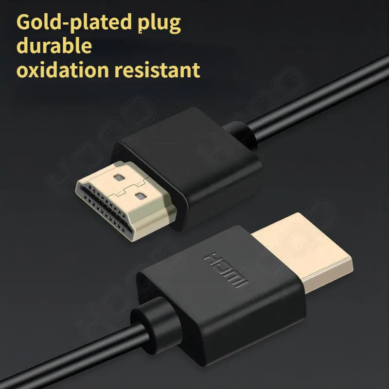 OD 3.2mm Super Soft HDMI-compatible male Thin Cable for Camar Tablet 1080p HD Light-weight Portable 30CM 1M