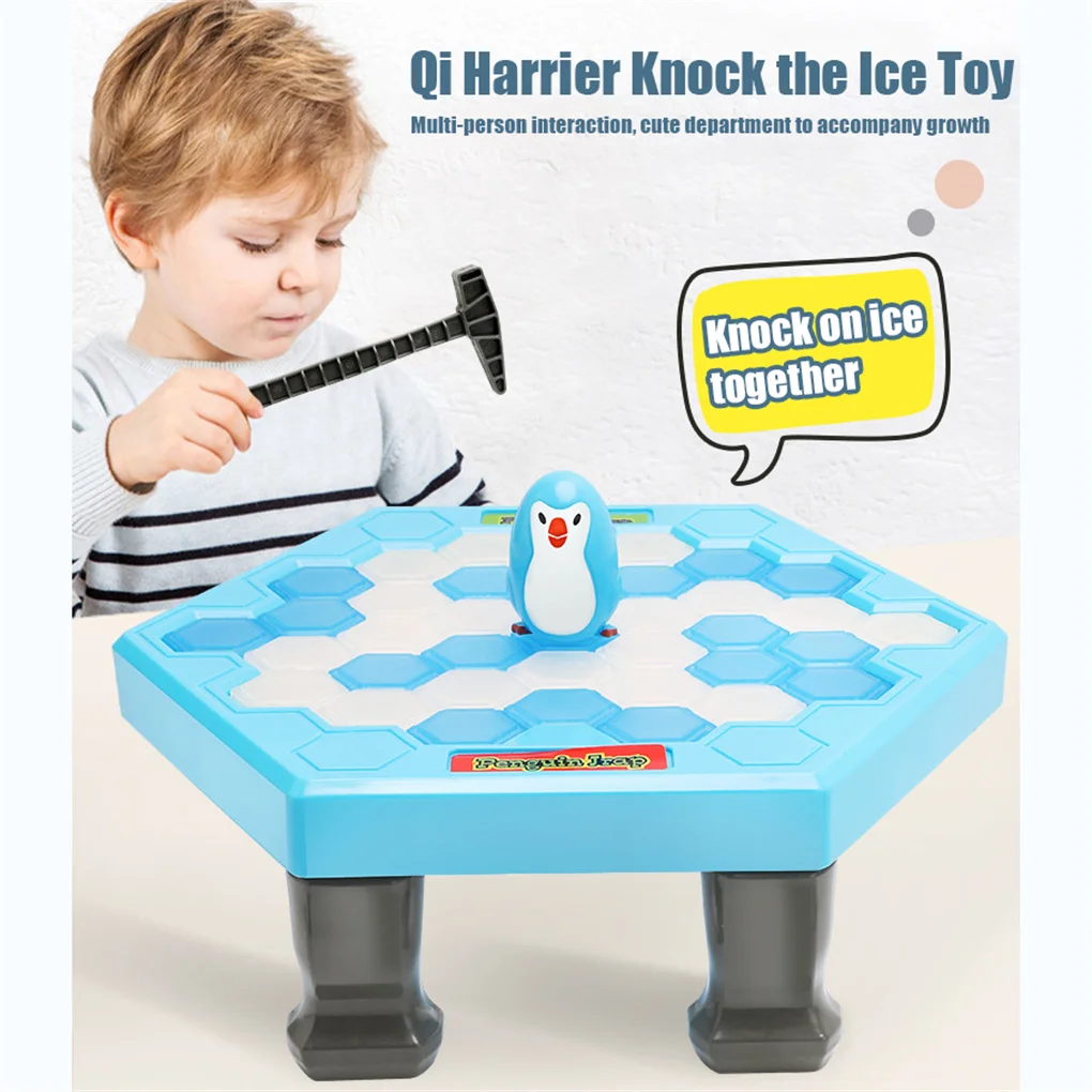 Ice Breaking Board Game Party Interactive Parent-Kid Knock Block Playset Toy Preschool Activity Adults Christmas