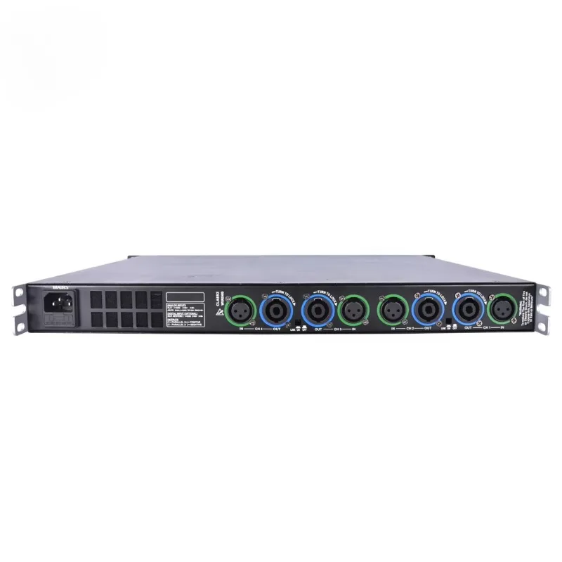 Power a-mplifier 600W * 4 p-rofessional 1U size p-ower a-mplifier