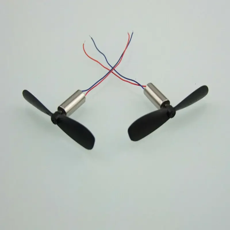 2PCS Coreless Motors + Propellers Cw Ccw DC 3.7V 4.2V 46500RPM High Speed 6*14mm Motor 614 Hollow Cup  RC Drone Quadcopter