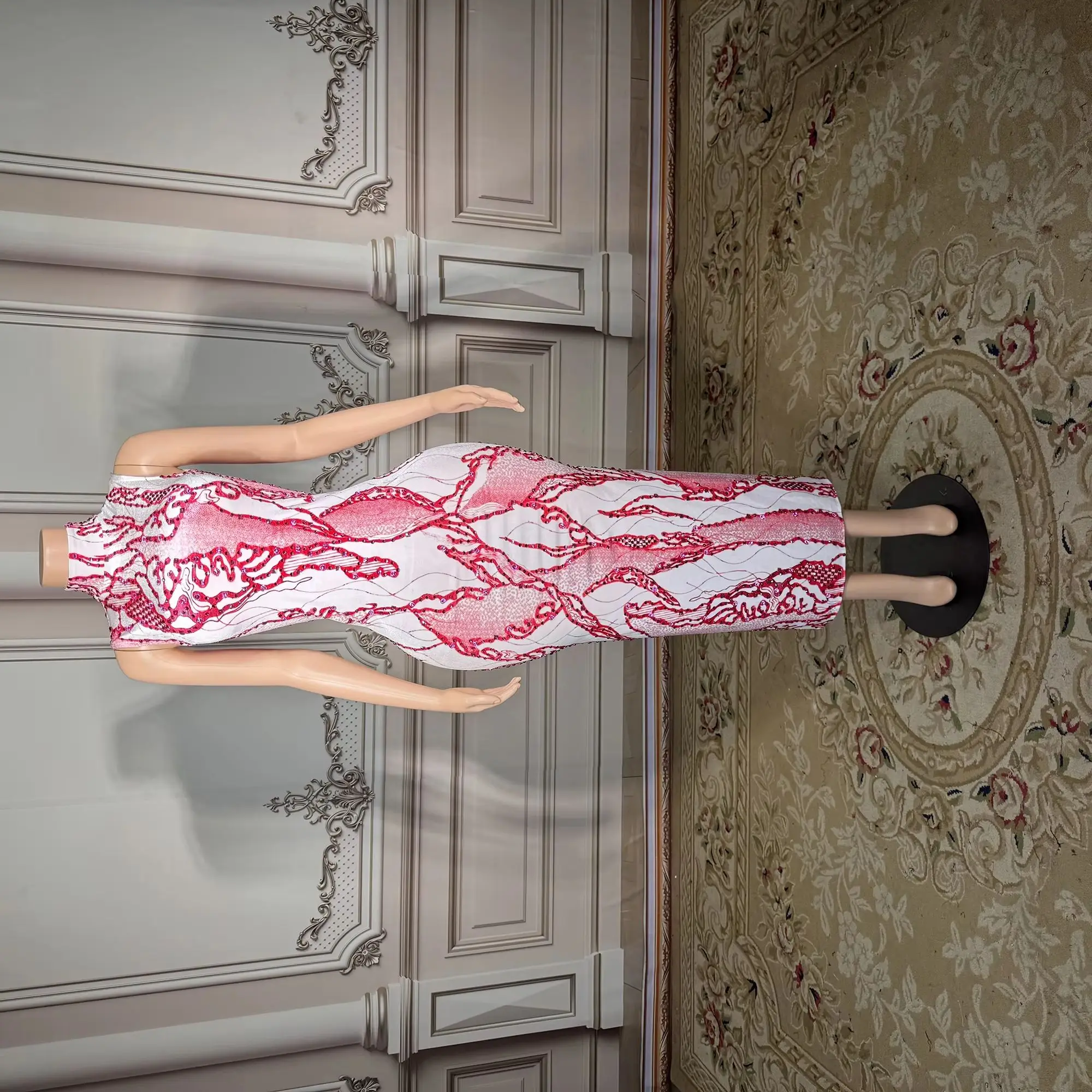 Vestido de noche delgado de verano personalizado para mujer, venta al por mayor de fábrica, Fiji Tonga, diseño Tribal polinesio, vestidos de graduación, vestido sin mangas con tirantes